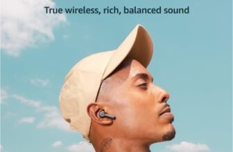 Amazon Echo Buds (newest model), True Wireless Bluetooth 5.2 Earbuds with Alexa, audio personalization, multipoint, 20H battery with charging case, fast charging, sweat resistant, Black