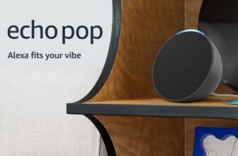 Amazon Echo Pop (newest model), Our smallest Alexa speaker, Fits in any room, Charcoal
