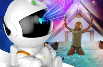 Astronaut Galaxy Projector, Star Projector Galaxy Light, Night Light for Kids, Nebula Ceiling LED Lamp, Room Decor, with Timer and Remote, Gifts for Christmas, Valentine’s Day, Birthdays
