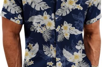 COOFANDY Men’s Linen Shirts Short Sleeve Casual Shirts Button Down Shirt for Men Beach Summer Wedding Shirt