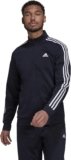 adidas Men’s Essentials Warm-Up 3-Stripes Track Top