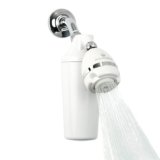 Aquasana Filtered Shower Head – Max Flow Rate w/ Adjustable Showerhead – Reduces Over 90% of Chlorine from Hard Water – Carbon & KDF Filtration Media – Soften Skin & Hair – AQ-4100