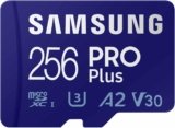 SAMSUNG PRO Plus microSD Memory Card + Adapter, 256GB microSDXC, Up to 180 MB/s, Full HD & 4K UHD, UHS I, C10, U3, V30, A2, for Android Smartphones, Tablets, GoPRO, and DJI Drone (MB MD256SA/AM)