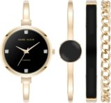 Anne Klein Women’s Bangle Watch and Bracelet Set