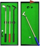 Golf Pen Set & Mini Desktop Golf Putting Green Game – Gifts for Adults, Kids, Dad, Mom, Men, Women, Boss, Coworkers, Teen Boys – Funny Office Desk Toys and Unique Christmas Stocking Stuffers Gifts