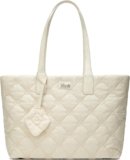 Puffer Tote Bag Women Purse: Quilted Shoulder Bag – Large Handbag for Work