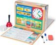Melissa & Doug School Time! Classroom Play Set Game – Be Teacher or Student – FSC Certified