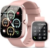 Smart Watch, 1.91″ Smartwatch for Women Men (Answer/Make Call), Fitness Tracker with 100+ Sport Modes, IP68 Waterproof, Heart Rate/Sleep Monitor, Spo2, Pedometer, Activity Tracker for Android iOS
