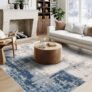 8×10 Area Rugs – Machine Washable Area Rugs 8×10 for Living Room, Soft Washable Rugs 8×10, Non-Slip Washable Area Rug, Stain Resistant Abstract Low Pile Thin Washable Rug 8×10