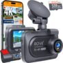 ROVE R2-4K DUAL Dash Cam Front and Rear, STARVIS 2 Sensor, FREE 128GB Card Included, 5G WiFi – up to 20MB/s Fastest Download Speed with App, 4K 2160P/FHD Dash Camera for Cars, 3″ IPS, 24H Parking Mode