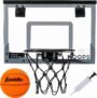Franklin Sports Mini Basketball Hoops – Indoor Over The Door Mini Hoop + Basketball Sets – Perfect Game Accessory for Bedroom + Office