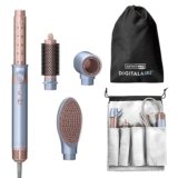INFINITIPRO by CONAIR DigitalAIRE Multi-Styler | Air Styling System for Curls, Waves, Blowouts & Volume | 4 Attachments to Personalize Your Look Plus Storage Bag | Light Blue